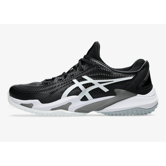 Asics Court FF 3 OC Men\'s Shoes White Black 1041A369 Size 9 US